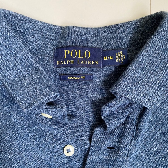 Blue Ralph Lauren Polo, Medium - Picture 3 of 4